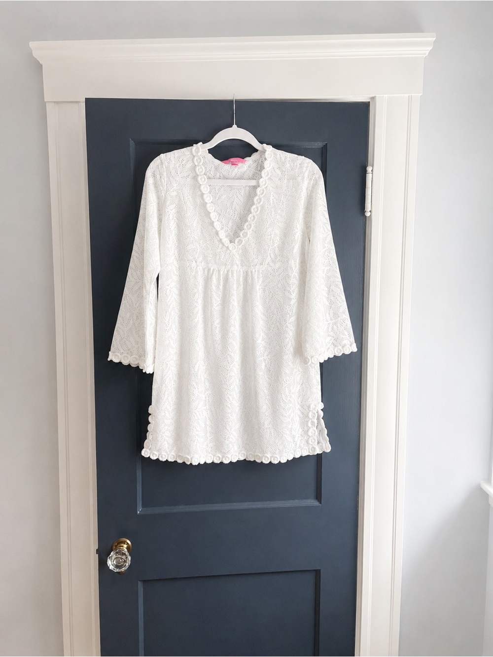 Lilly Pulitzer White Lace Tunic Cover-Up | Size Small